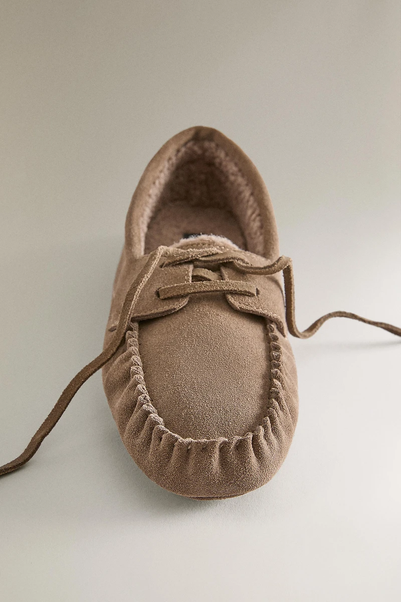 WARM LEATHER LOAFERS