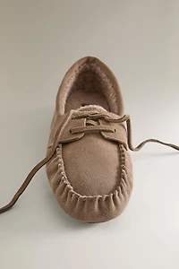 WARM LEATHER LOAFERS