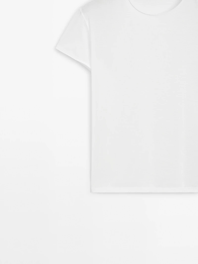 T-shirt fluide à manches courtes
