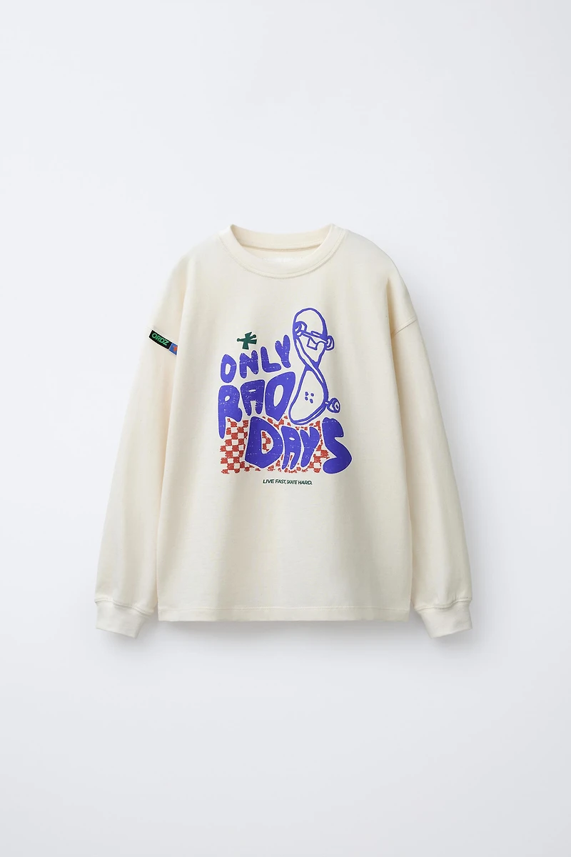 PRINTED LABEL T-SHIRT