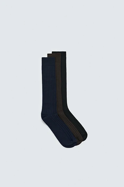 CHAUSSETTES LONGUES LOT DE 3