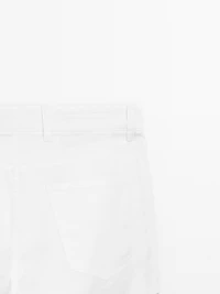 Faux jean slim texture légère