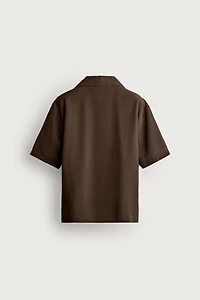 CHEMISE POLO FLUIDE COUPE DÉCONTRACTÉE