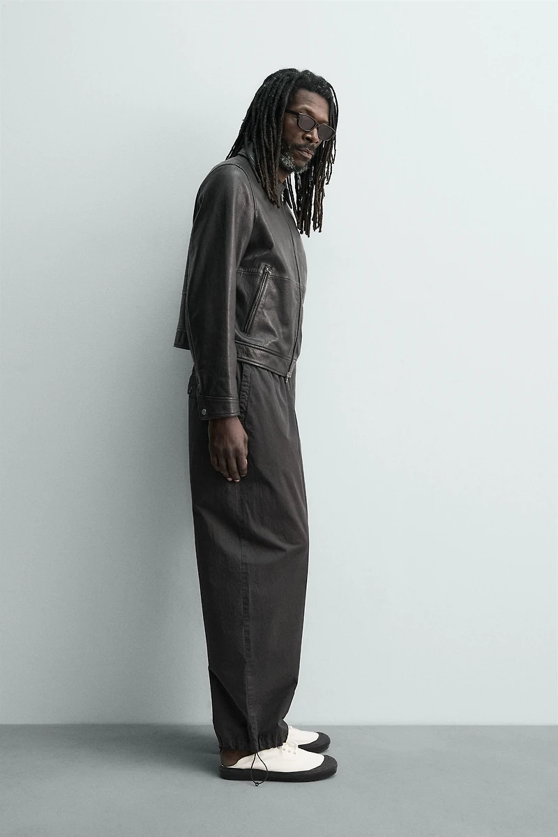 RELAXED FIT COTTON PANTS AARON LEVINE X ZARA