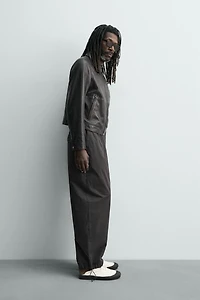 RELAXED FIT COTTON PANTS AARON LEVINE X ZARA