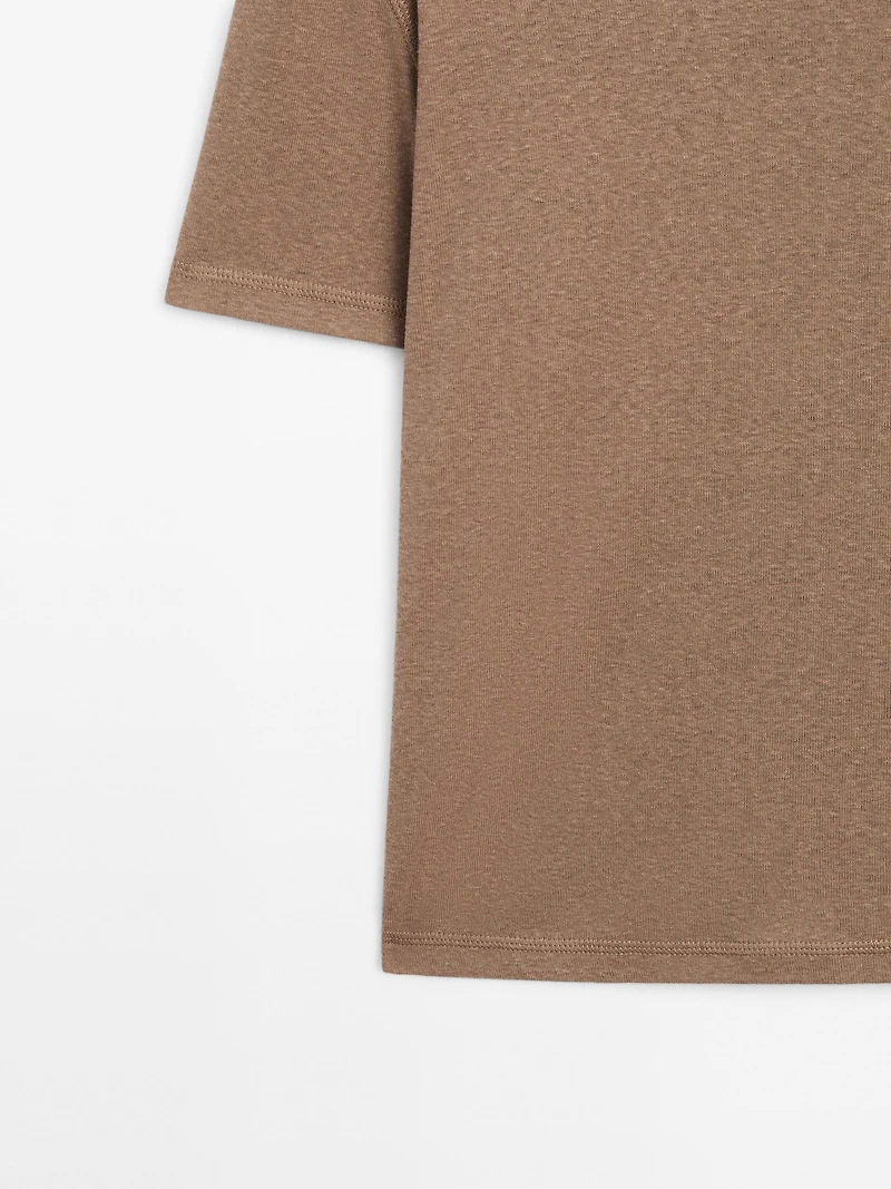 Faded 100% cotton T-shirt