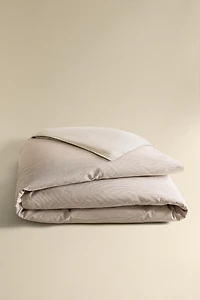 REVERSIBLE STRIPED DUVET COVER