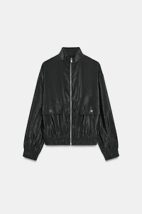 HIGH COLLAR BOMBER JACKET