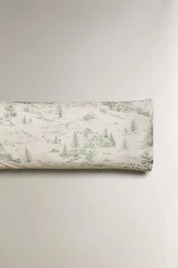 TAIE D’OREILLER PERCALE TOILE DE JOUY NOËL