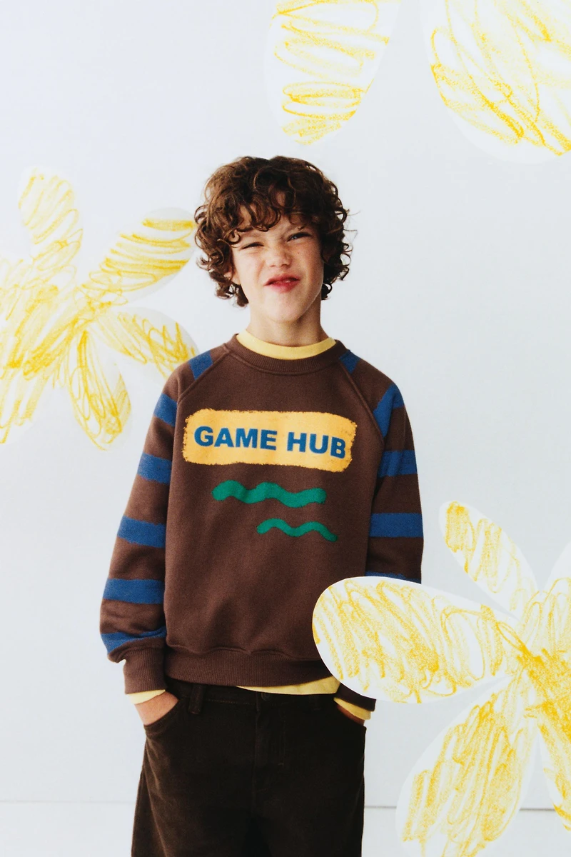 SWEAT IMPRIMÉ FORMES