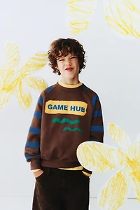 SWEAT IMPRIMÉ FORMES