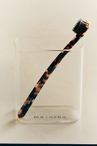 GOBELET PORTE-BROSSE À DENTS EN BOROSILICATE À LETTRES