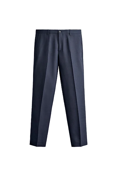 PLAID SUIT REGULAR FIT PANTS