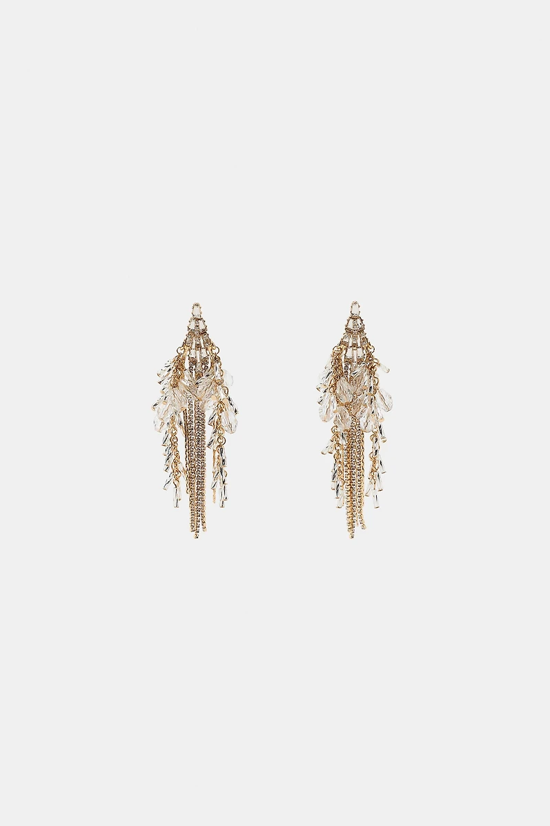 CRYSTAL WATERFALL EARRINGS
