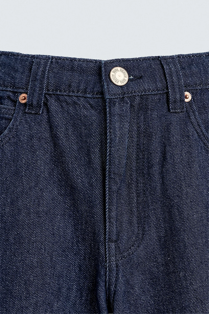 MICKEY SILHOUETTE PATCH WIDE-LEG JEANS HARRY LAMBERT FOR ZARA X DISNEY