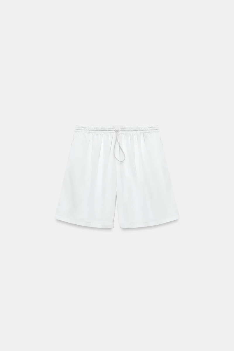 SATIN EFFECT STOPPER SHORTS