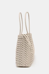 ELONGATED WOVEN SHOPPER