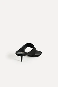 HIGH HEELED LEATHER SANDALS 50TH ANNIVERSARY
