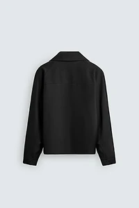 TWILL TEXTURED OVERSHIRT