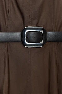 ROBE MI-LONGUE CEINTURE