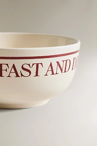 PORCELAIN BREAKFAST BOWL