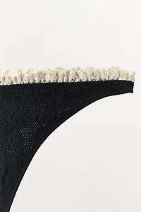 TANGA SEAMLESS DENTELLE