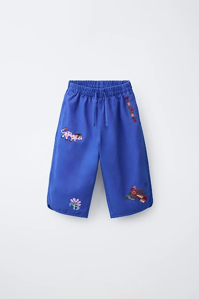 PANTALON BAGGY BRODÉ SISSEL EDELBO X ZARA KIDS