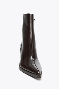 WIDE HEEL ANKLE BOOTS