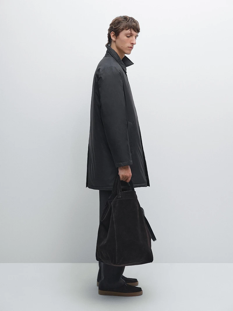Parka ultra-légère en duvet mélangé hydrofuge