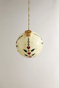 DÉCORATION ARBRE BOULE PAPIER MÂCHÉ NOËL