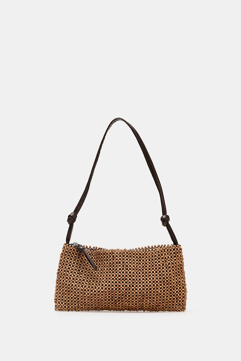 BEADED SHOULDER BAG