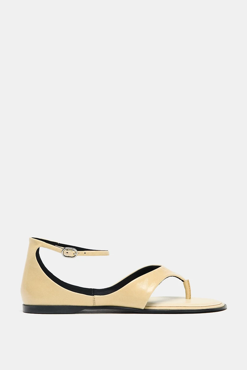 LEATHER TOE SANDALS