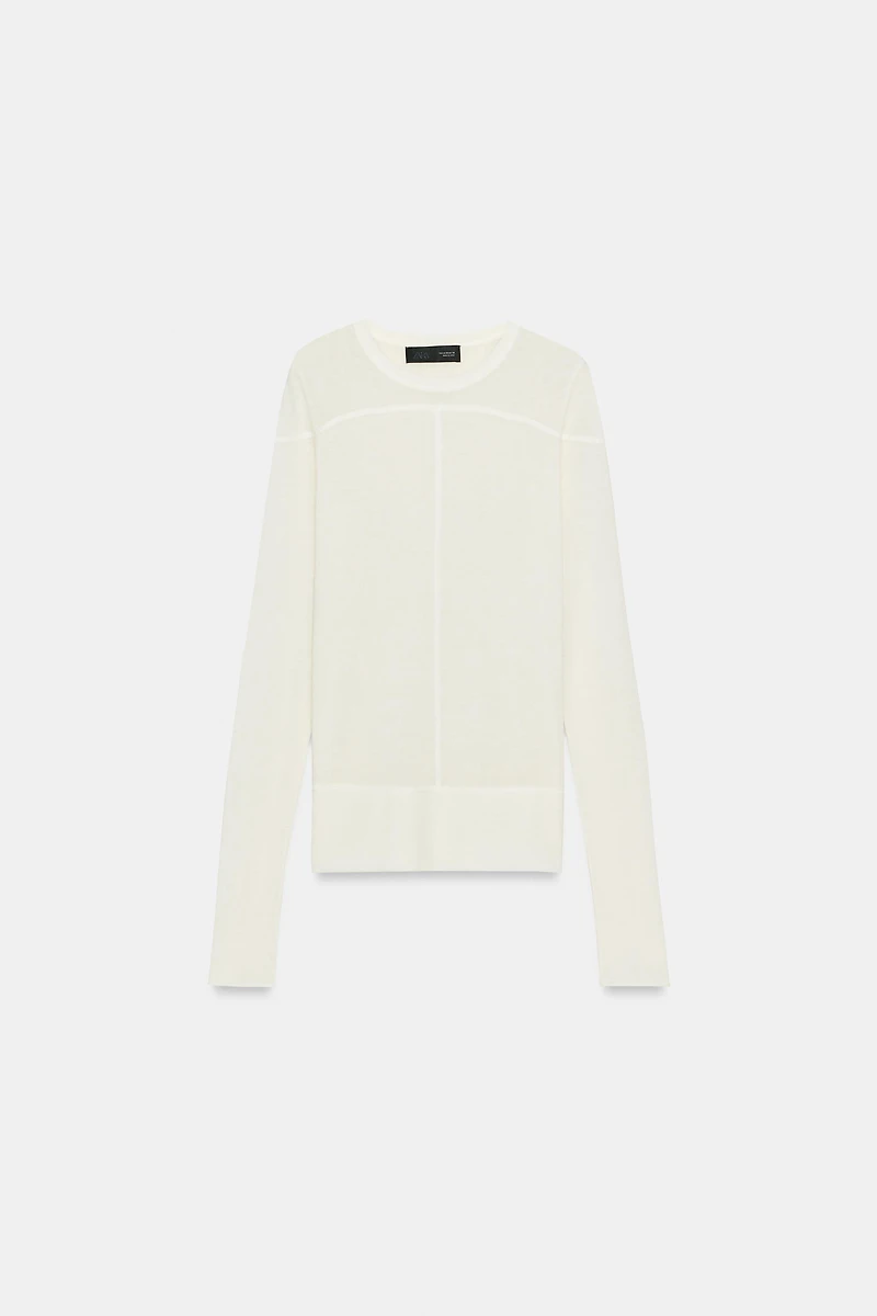 FINE-KNIT WOOL JUMPER