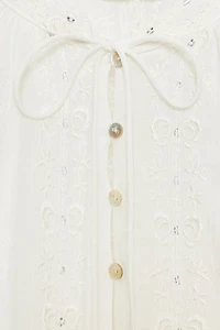 EMBROIDERED SEQUIN BLOUSE