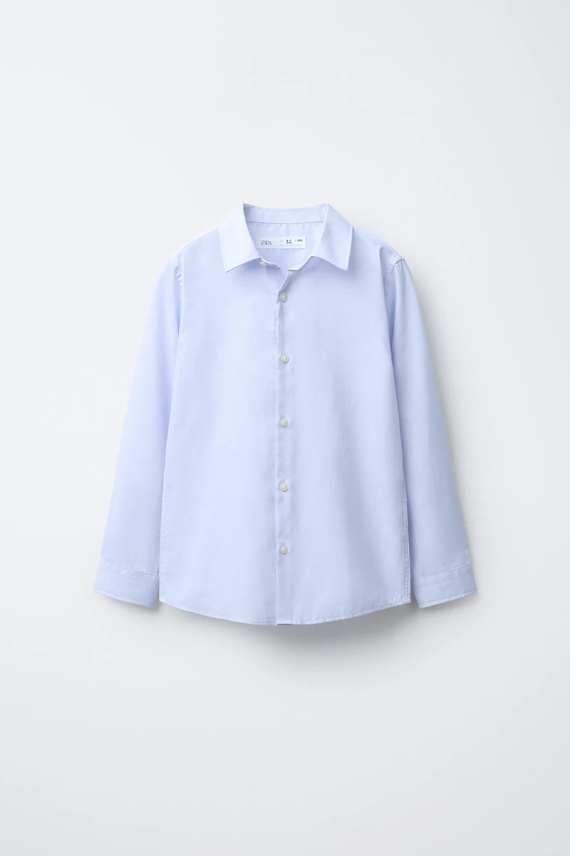 CHEMISE STRUCTURÉE UNIE HABILLÉE