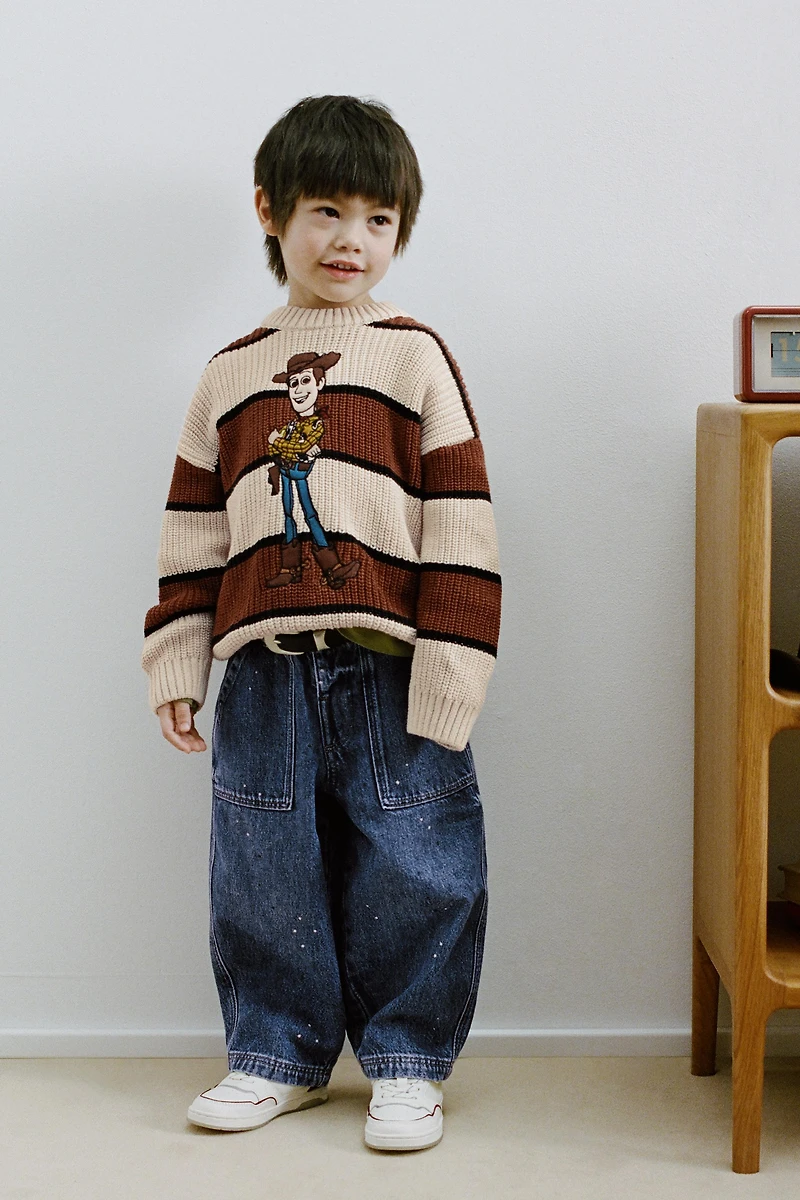 POLKA DOT BALLOON JEANS