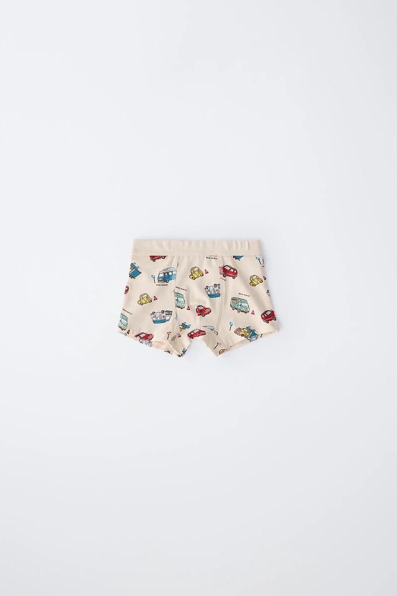 2-6 YEARS/ FIVE-PACK OF CAR BOXERS
