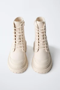 QUILTED ANKLE BOOTS