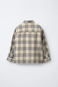 PLAID PRINT SHIRT