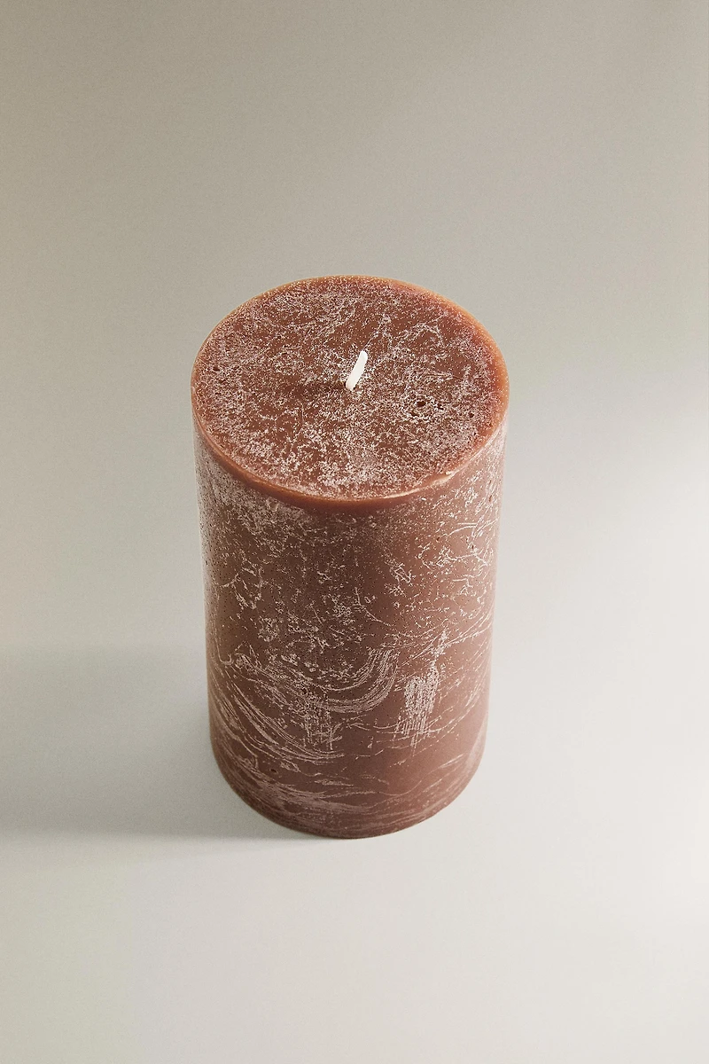 SALTED CARAMEL CYLINDRICAL SCENTED CANDLE