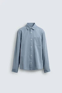 CHEMISE FLUIDE DÉLAVÉE