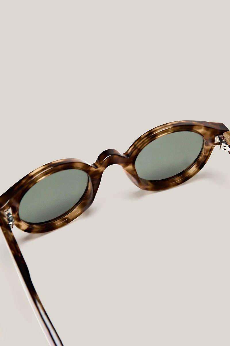 Round tortoiseshell-effect sunglasses - LIMITED EDITION