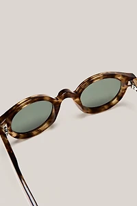 Round tortoiseshell-effect sunglasses - LIMITED EDITION