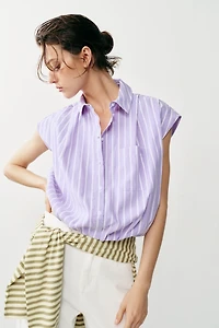 SHORT STRIPED SHIRT