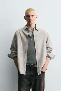 RELAXED FIT STRIPED SHIRT