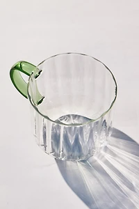 EMBOSSED BOROSILICATE GLASS MUG