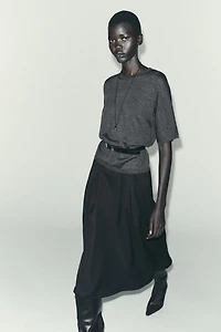 MIDI LAYER SKIRT
