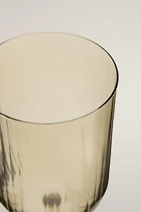 RAISED VERTICAL LINE GLASS