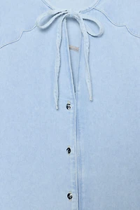 Z1975 TIED DENIM SHIRT