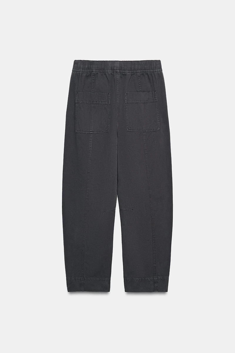 PANTALON À TAILLE ÉLASTIQUE
